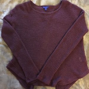 ❤️ Aeropostale Burgundy Sweater - Size S